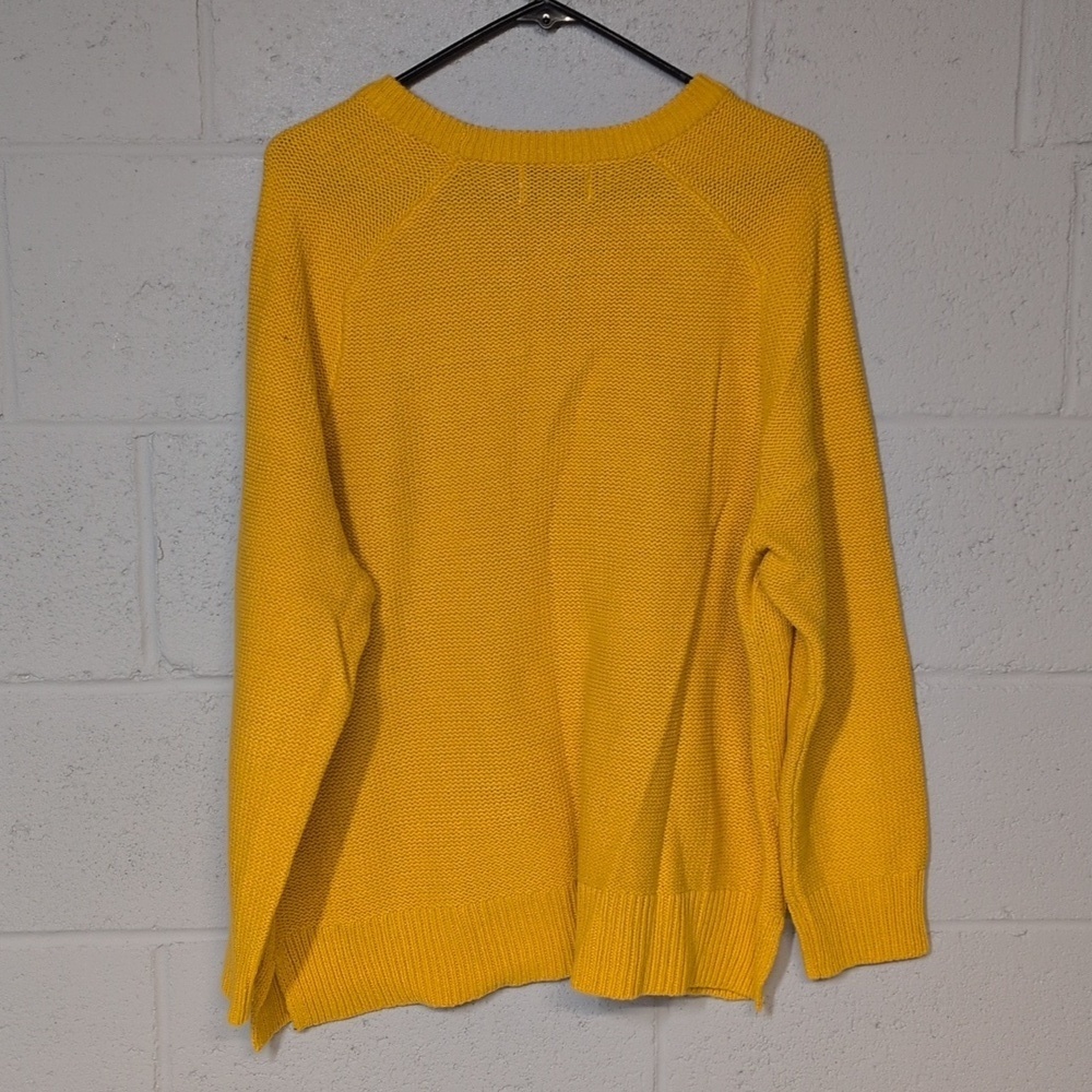 Old Navy Women's Mustard Yellow Sweater XXL, like new - Picture 5 of 5